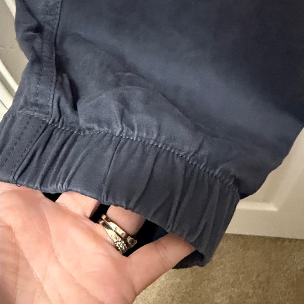C&C California Women’s Drawstring Joggers in Navy Blue - Picture 3 of 4